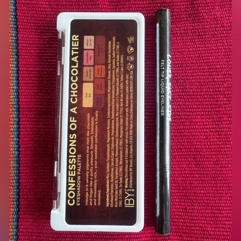 Ipsy x2 Black Felt Tip Liquid Eyeliner and Eyeshadow Palette